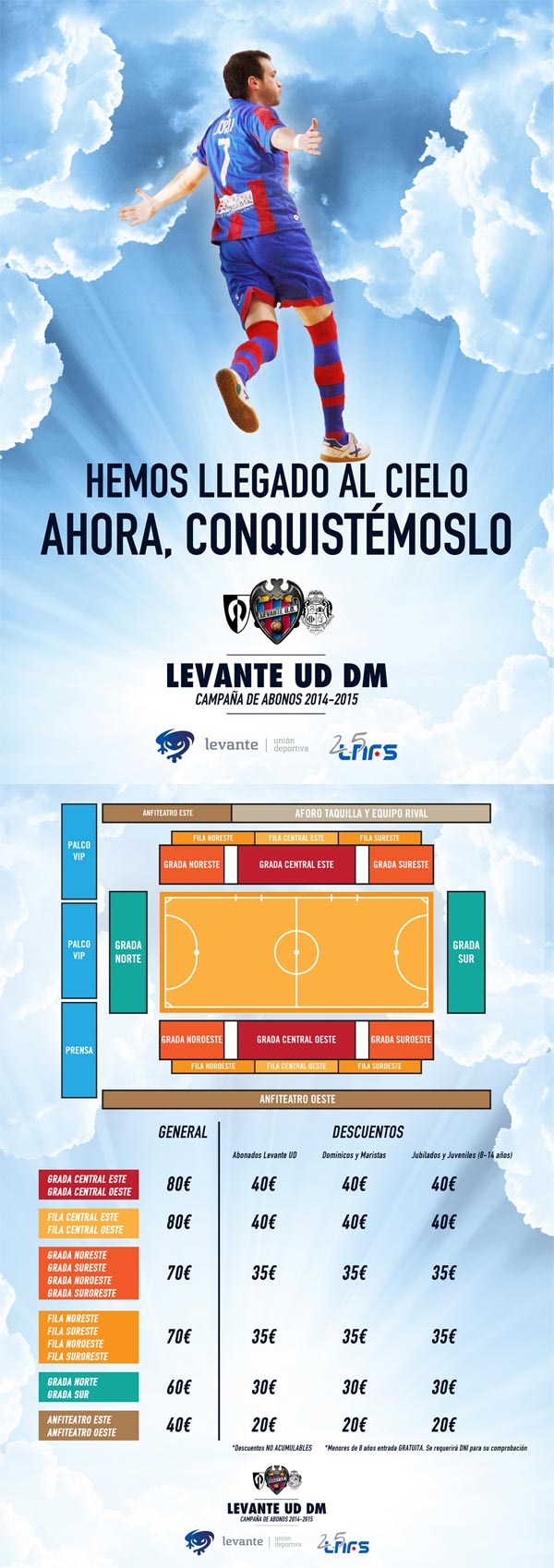 Campaña Abonos 2014-2015 Levante UDDM