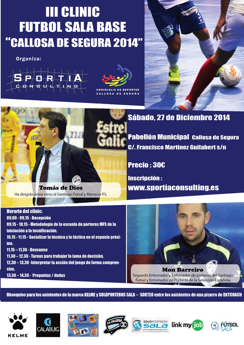 III Clinic Fútbol Sala Base Sportia Consulting Callosa