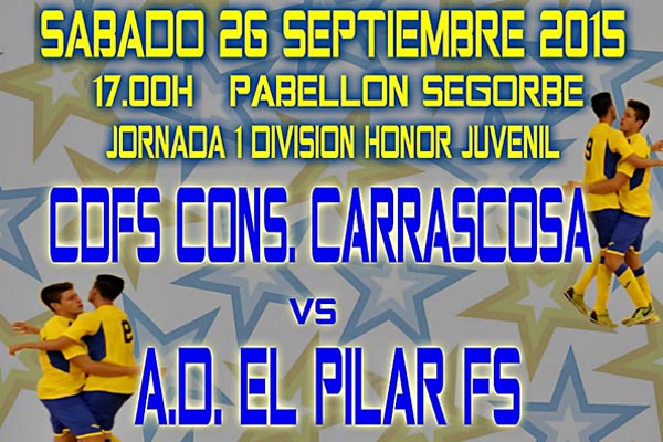EL DIVISIÓN DE HONOR JUVENIL CDFS SEGORBE CONS. CARRASCOSA, EN MARCHA A PARTIR DE ESTE SÁBADO